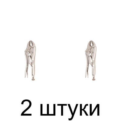 Щипцы зажимные STARTUL PRO-6051-01 180мм изогн. -2шт