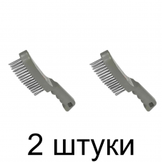 Щетка проволочная YATO YT-6353 3-ряд. пласт.ручка -2шт