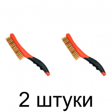 Щетка проволочная YATO YT-6344 4-ряд. пласт.ручка -2шт