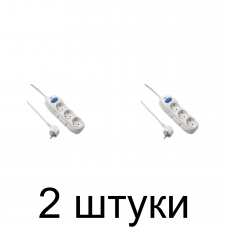 Удлинитель ELECTRALINE 3роз. 5м с/з выкл. 3х1 62163 -2шт