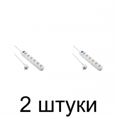 Удлинитель ELECTRALINE 6роз. 5м с/з выкл. 3х1 62172 -2шт