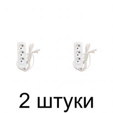 Удлинитель ТИФЛОС У6-3-7 3роз. 7м белый -2шт