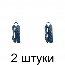 Удлинитель ELECTRALINE 62305 4роз. 3м с/з выкл. голубой 3х1 -2шт