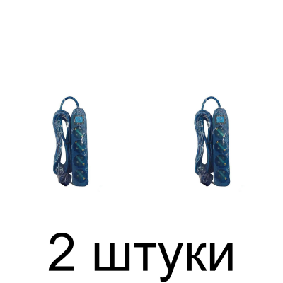 Удлинитель ELECTRALINE 62305 4роз. 3м с/з выкл. голубой 3х1 -2шт