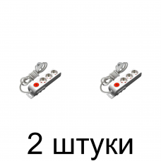 Удлинитель MUTLUSAN 3роз. с/з 5м. выкл. -2шт