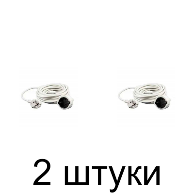 Удлинитель ELECTRALINE 01639 1роз. 5м с/з 16А 3х1,5 -2шт