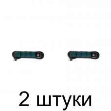 Удлинитель ELECTRALINE 62185 4роз. 1,8м с/з выкл. 3х1,5 IP44 -2шт