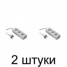 Удлинитель TRUENERGY Home 15003 3роз. 5м 2х1 -2шт