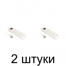 Удлинитель TRUENERGY Office 15106 4роз. 5м с/з выкл. 3х1 -2шт