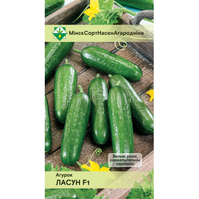 Огурец гладкоплодный Лакомка F1, 7 семян (Satimex, Германия)