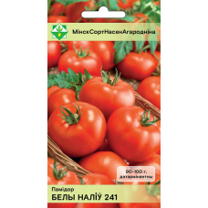 Томат низкорослый Белый налив 241, 20 семян (Селекция Молдова)