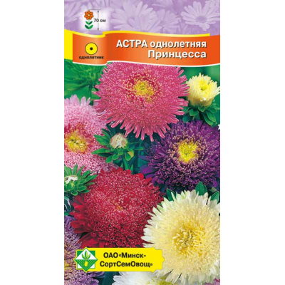 Астра срезочная Принцесса, смесь сортов 0,3г (Satimex, Германия)