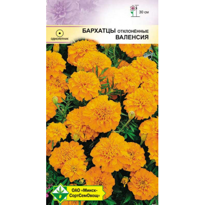 Семена бархатцев отклонённых Валенсия 0.5г