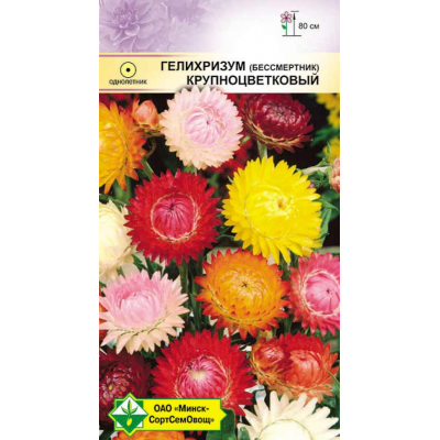 Семена гелихризума прицветкового Крупноцветковый 0.3г