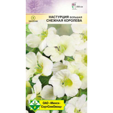 Семена настурции большой Снежная королева 1г