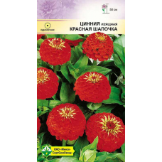 Семена циннии изящной лилипутовой Красная шапочка 0.5г