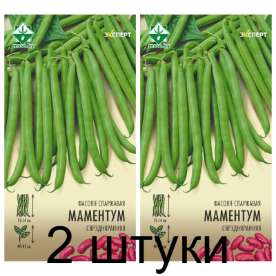 Фасоль спаржевая кустовая Моментум, 8г (серия Эксперт - Syngenta, Франция) -2шт