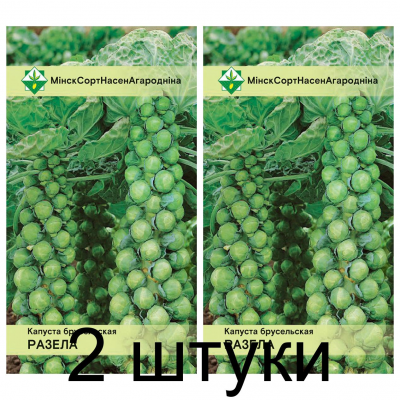 Семена. Капуста брюссельская Розелла 0.3г -2шт