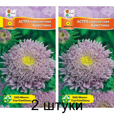 Астра срезочная Принцесса Кристина лавандово-синяя 0,3г (Satimex, Германия) -2шт