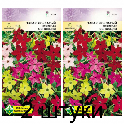 Семена. Табак крылатый Сенсация см 0.15г -2шт
