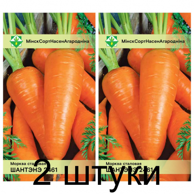 Семена. Морковь Шантенэ 2461 столовая 1.5г -2шт