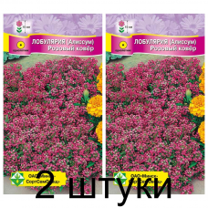 Семена. Лобулярия морская Розовый ковер 0.2г -2шт