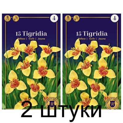 Семена. Тигридия Yellow (R. De Ree) -2шт