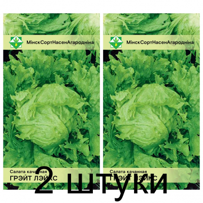 Семена. Салат Грейт лейкс кочанный 0.5г -2шт