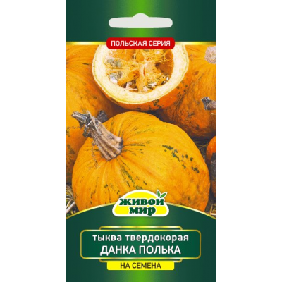 Семена Тыква Данка Полька твердокорая, на семечки (W. Legutko) 3 г, РБ