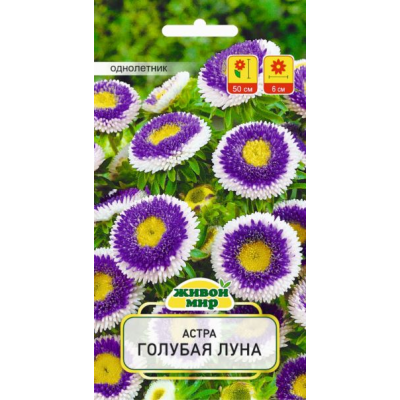 Семена Астра Голубая луна (W. Legutko) 0,3 г, РБ