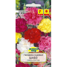 Семена Гвоздика садовая Шабо смесь (W. Legutko) 0,2 г, РБ