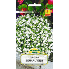 Семена Лобелия Белая леди (W. Legutko) 0,1 г, РБ