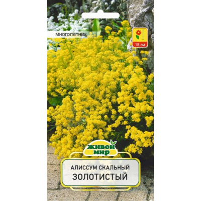 Семена Алиссум скальный Золотистый (W. Legutko) 0,3 г, РБ