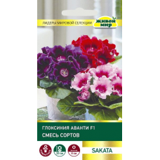 Семена Глоксиния Аванти F1 смесь сортов (Sakata) 5 шт, РБ