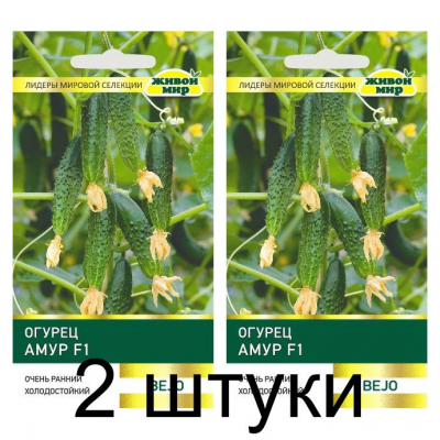 Семена Огурец Амур F1 (Bejo Zaden) 5 шт, РБ -2шт