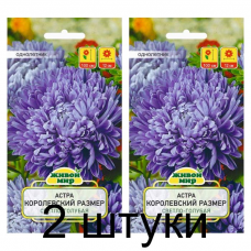 Семена Астра Королевский размер светло-голубая (W. Legutko) 0,3 г, РБ -2шт