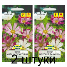 Семена Космея Морские ракушки (N.L.Chrestensen) 1 г, РБ -2шт