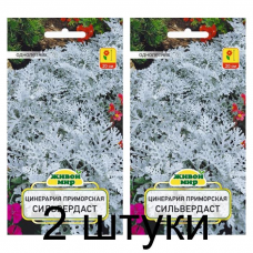 Семена Цинерария приморская Сильвердаст (W. Legutko) 0,1 г, РБ -2шт