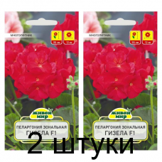 Семена Пеларгония зональная Гизела F1 (Cerny seed) 3 шт, РБ -2шт