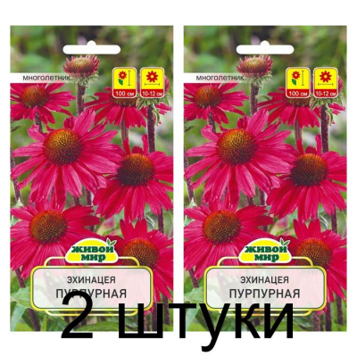 Семена Эхинацея пурпурная (W. Legutko) 0,5 г, РБ -2шт