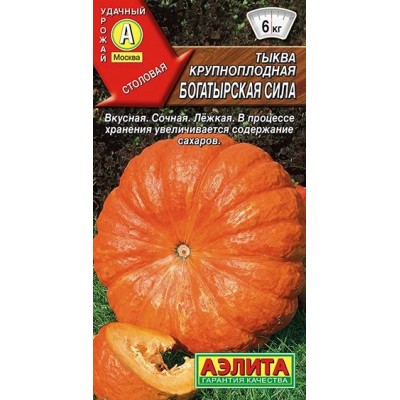 Тыква крупноплодная Богатырская сила (Семена Аэлита)