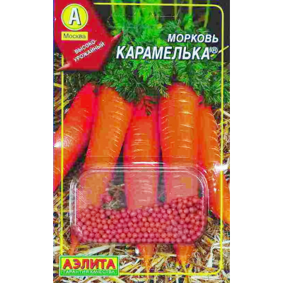 Морковь Карамелька, гранулы (Семена Аэлита)