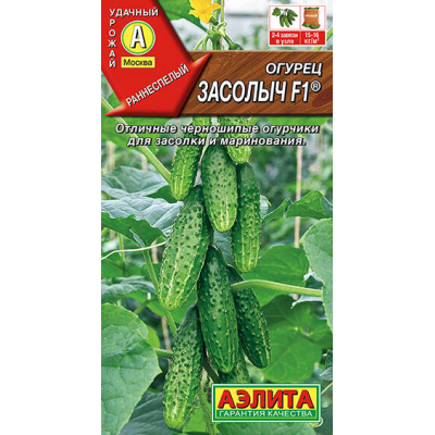 Огурец Засолыч F1, 10 семян (селекция Аэлита)