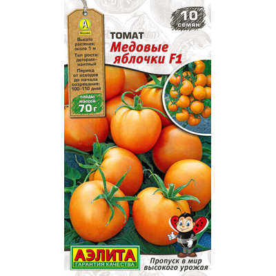 Томат коктейльный Медовые яблочки F1, 10 семян (Аэлита)