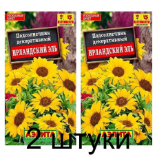 Подсолнечник декоративный Ирландский эль (Семена Аэлита) - 2 штуки