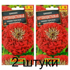 Цинния Винно-красная (Семена Аэлита) - 2 штуки