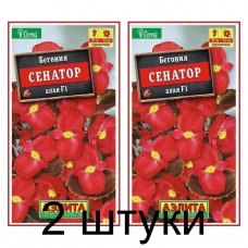 Бегония Сенатор алая F1 (Семена Аэлита) - 2 штуки