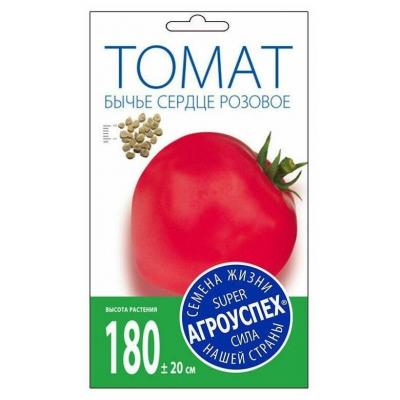 Томат Бычье сердце розовое 0,1г (семена Агроуспех)