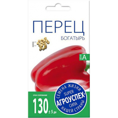 Семена Агроуспех Перец сладкий Богатырь АУ 0,3г
