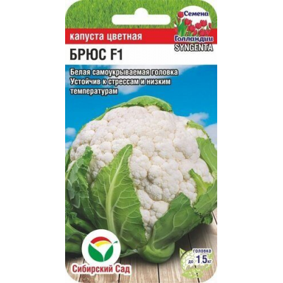 Капуста цветная Брюс F1 10шт (Семена Сиб Сад)